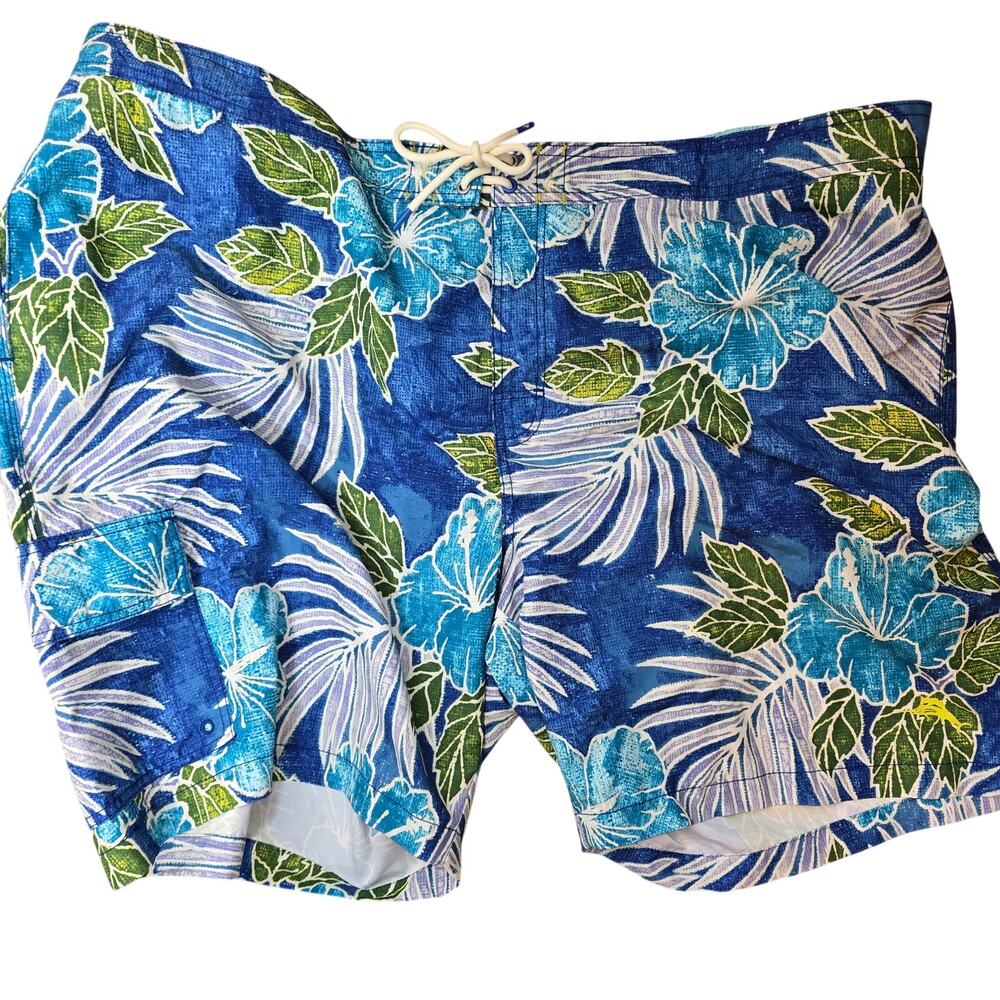 Tommy Bahama Baja Hibiscus UPF 30Swim Trunks Size 3XL NWT